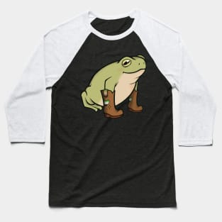 Aromantic Pride Cowboy Boots Frog Baseball T-Shirt